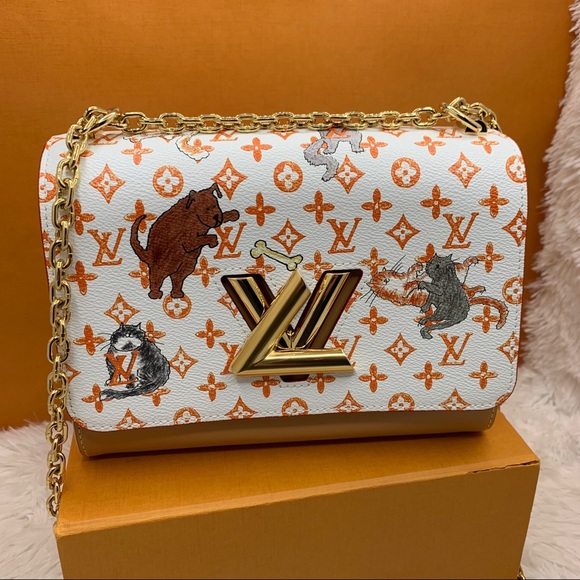 ❌NFS❌Louis Vuitton Catogram Ivory Twist MM bag - Picture 5 of 16